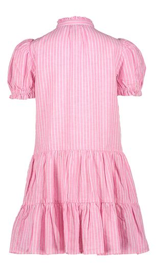 Roze gestreepte linnen jurk Ralph Lauren 