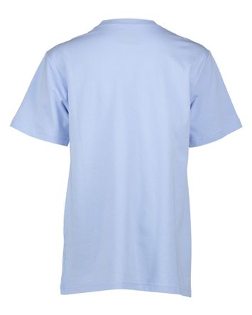 Lichtblauwe katoenen t-shirt met ronde hals en korte mouwen Ralph Lauren