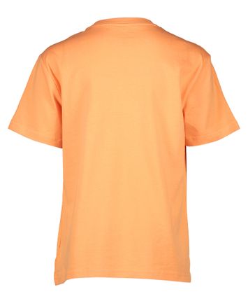 Oranje t-shirt met blauw merklogo Ralph Lauren 