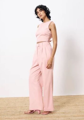 Oudroze broek Adassa FRNCH