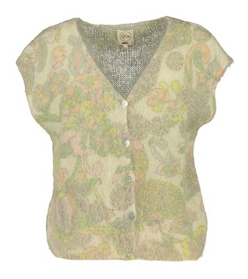 Multicolor mouwloze cardigan Nevy Frnch 