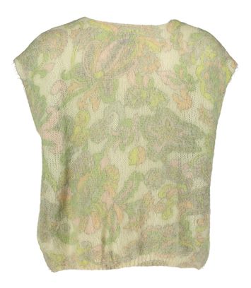 Multicolor mouwloze cardigan Nevy Frnch 