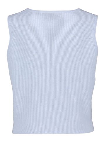 Bleu claire gilet zonder mouwen Maurane Frnch 