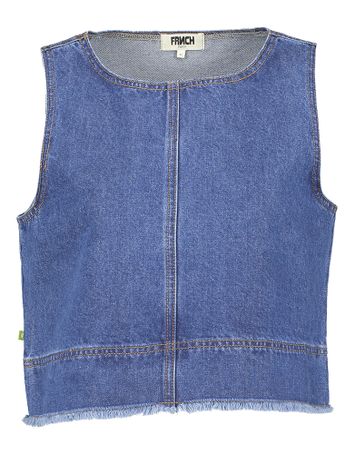 Blue jean jeans top Dafne Frnch 