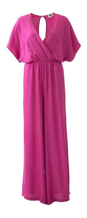 Roze soepelvallende jumpsuit Isana Frnch