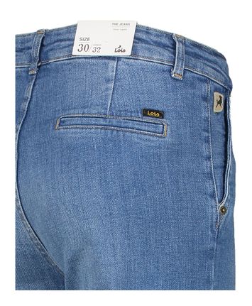 Blauwe straight fit jeans Lois