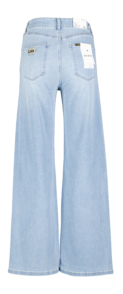 Lichtblauwe bootcut jeans Rosa Lois