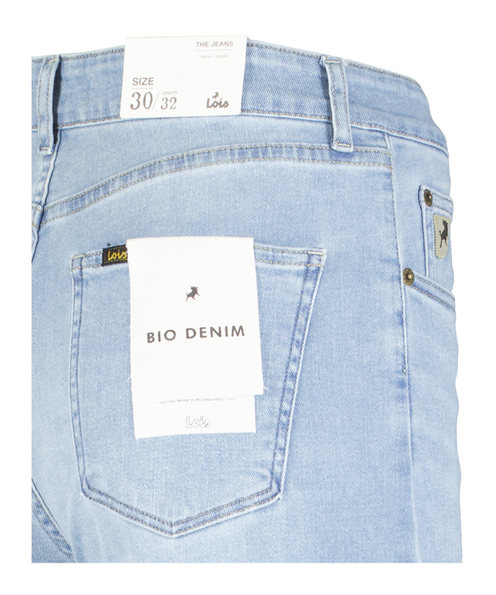 Lichtblauwe bootcut jeans Rosa Lois