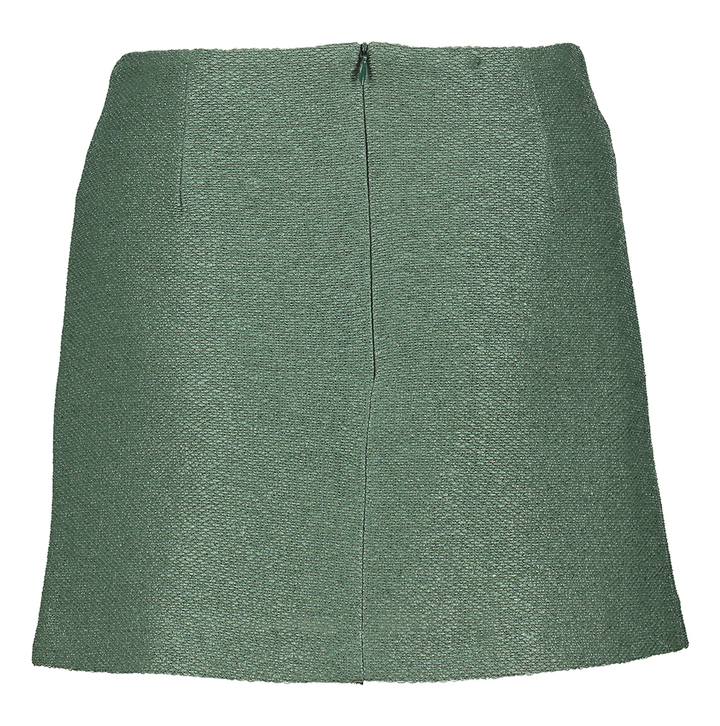 Groene korte rok in structuur Isla March23