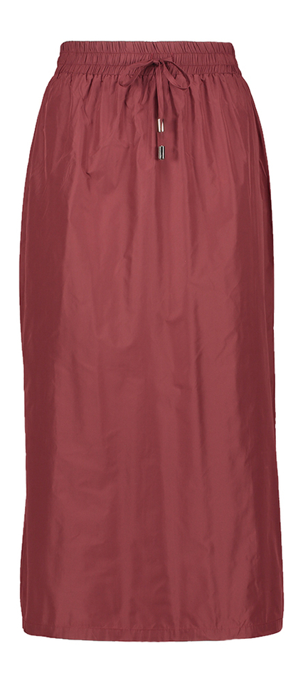 Bordeaux kleurige rok met split achteraan March 23