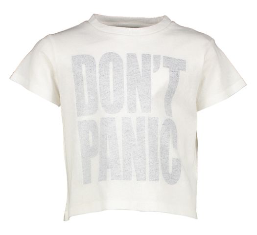 Witte t-shirt don't panic Bellerose girls