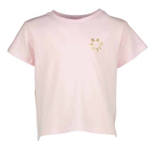roze t-shirt met opdruk op de rug Bellerose