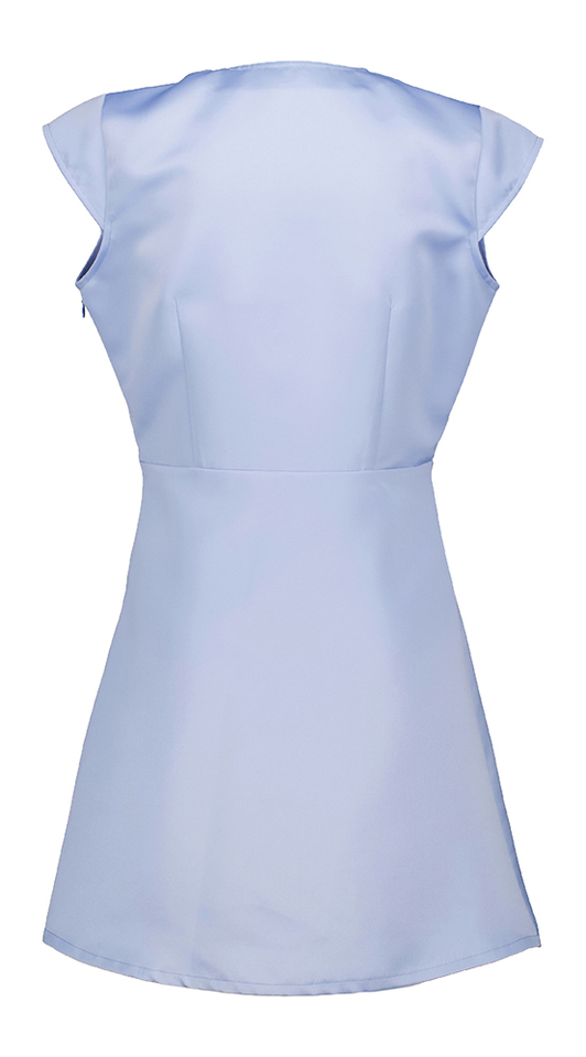 Blauwe geklede jurk  Cathy Just Eve 