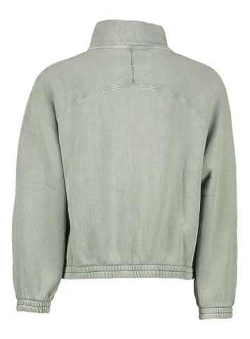 Groene sweater met korte rits Fabril Bellerose