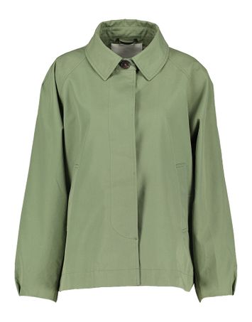 Groenkleurige oversized jas met knopen Jodie Bellerose