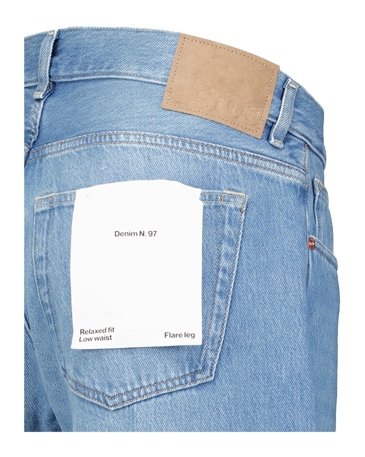 Blauwe wide fit jeans Kansa Bellerose