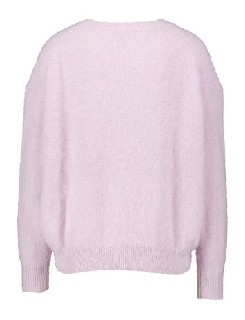 Lila fluffy trui Datus Bellerose