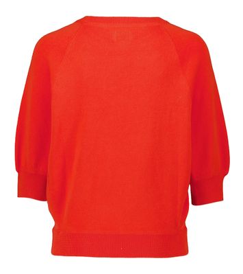 Rode katoenen trui met korte mouwen Anglet Bellerose