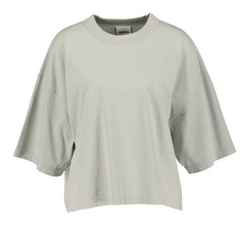 Muntgroene katoenen oversized t-shirt Voss Bellerose