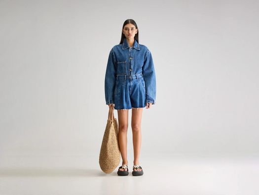 Donkerblauwe losvallende jeans Bellerose