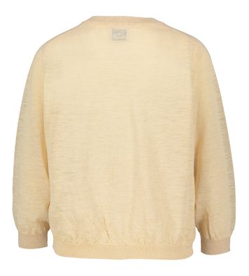 Ivory gilet met knopen Bellerose 