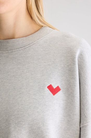 Grijze korte sweater Bellerose 