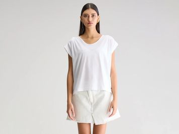 Witte oversized t-shirt Bellerose 