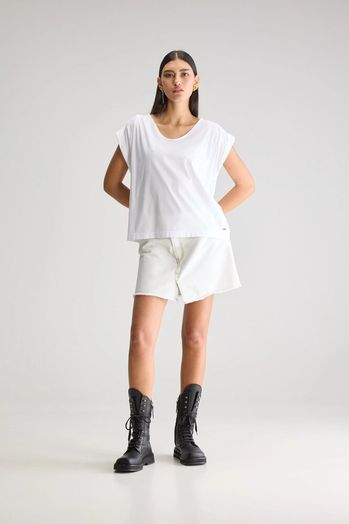 Witte oversized t-shirt Bellerose 
