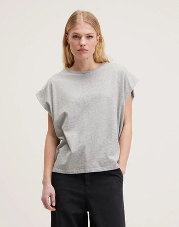 Grijze oversized t-shirt Vice Bellerose