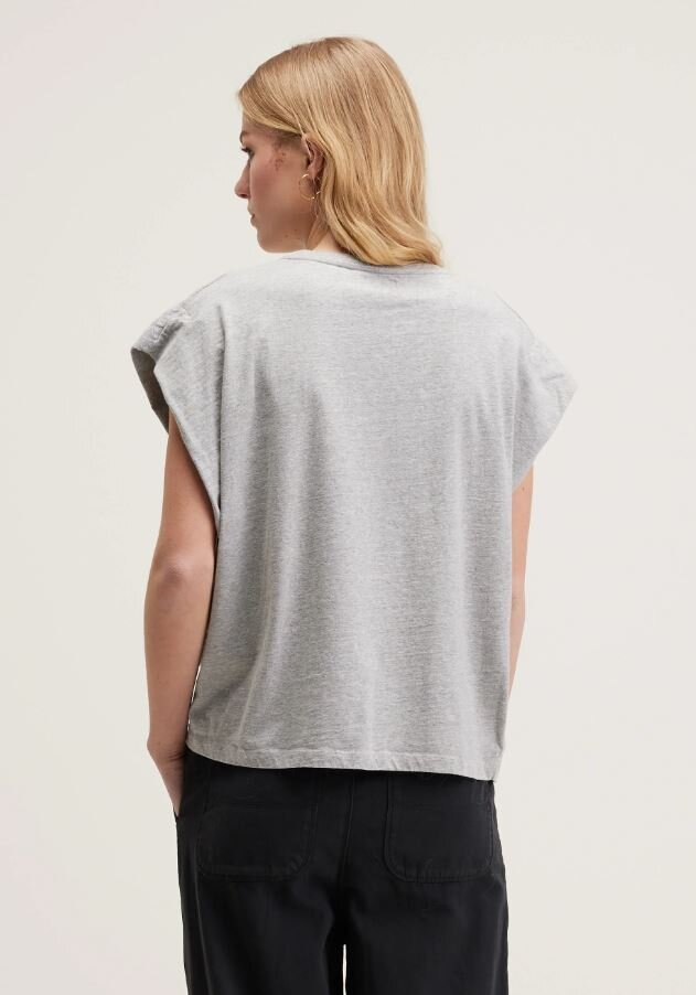 Grijze oversized t-shirt Vice Bellerose