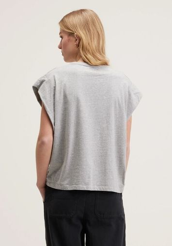 Grijze oversized t-shirt Vice Bellerose