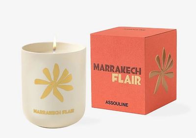 Marrakech flair scented candle Assouline