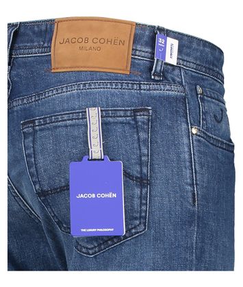 Donkerblauwe slim fit jeans Jacob Cohen 