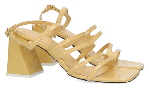 Vanillia instapper met blokhak Aubrey onix Alohas