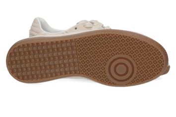 Cream lage sneakers met kant Chrochet Alohas