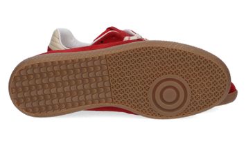 Sheen red leather lage sneakers Alohas 