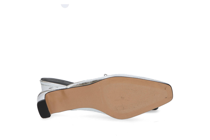 Zilver slipper met hak Amar Alohas