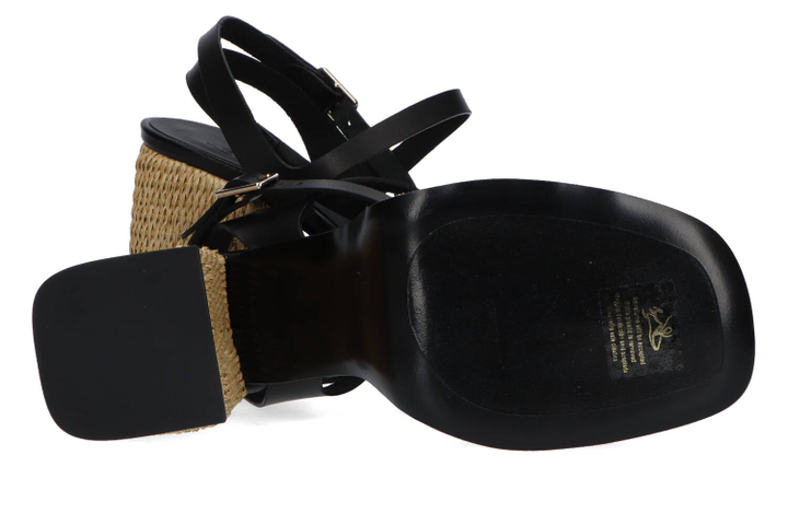 Negro Victoria sandaal met blokhak Castaner 