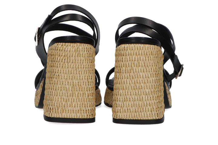 Negro Victoria sandaal met blokhak Castaner 