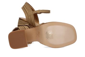 Oro viejo valle sandalen met blokhak Castaner