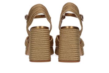 Oro viejo valle sandalen met blokhak Castaner
