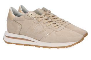 Philippe Model Zandkleurige lage sneakers Tkld
