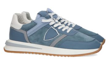 Lichtblauwe lage sneakers Philippe Model