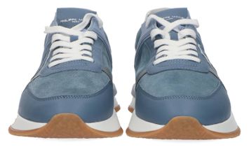 Lichtblauwe lage sneakers Philippe Model