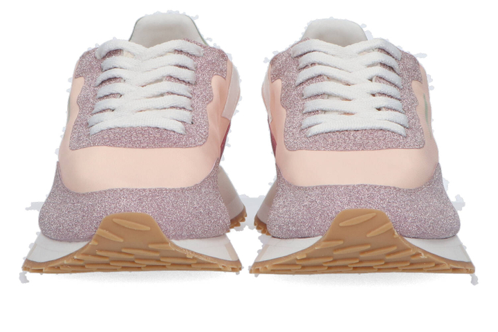 Roze sneakers met glitter Ghoud