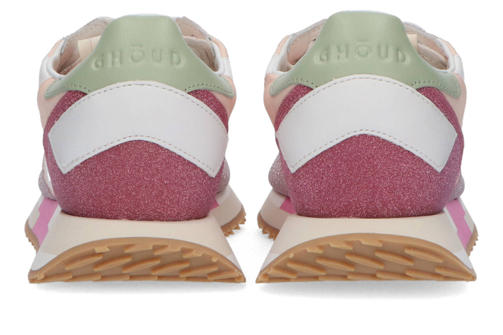 Roze sneakers met glitter Ghoud