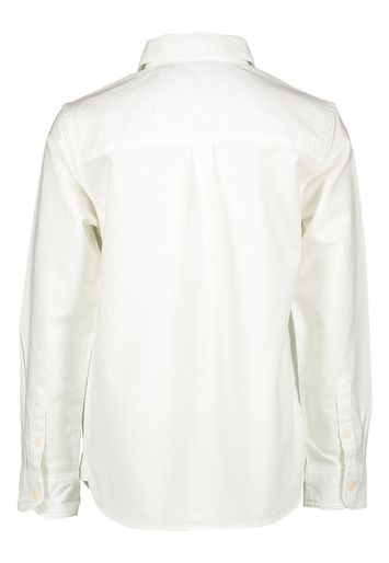 Wit katoenene hemd met logo Lyle & Scott 