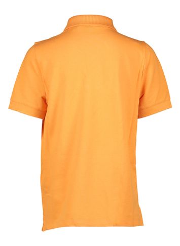Oranje katoenen polo met korte mouwen Lyle & Scott