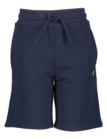 Donkerblauwe katoenen sweatshort Lyle & Scott