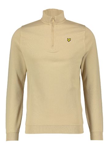 Beige trui met rits Lyle& Scott 